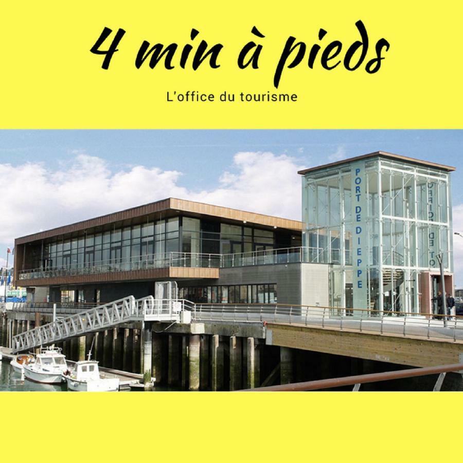 L'Etablissement La Plage A 2 Pas, Vous Propose 4 Appartements Neufs, Netflix, Lits Faits A Votre Arrivee, Serviettes De Toilette, Menage, Wifi, En Hyper Centre ,Plage A 100M, Box A Velos, Paiement 3 Fois Sans Frais, Prix Tout Compris ดิเอป ภายนอก รูปภาพ