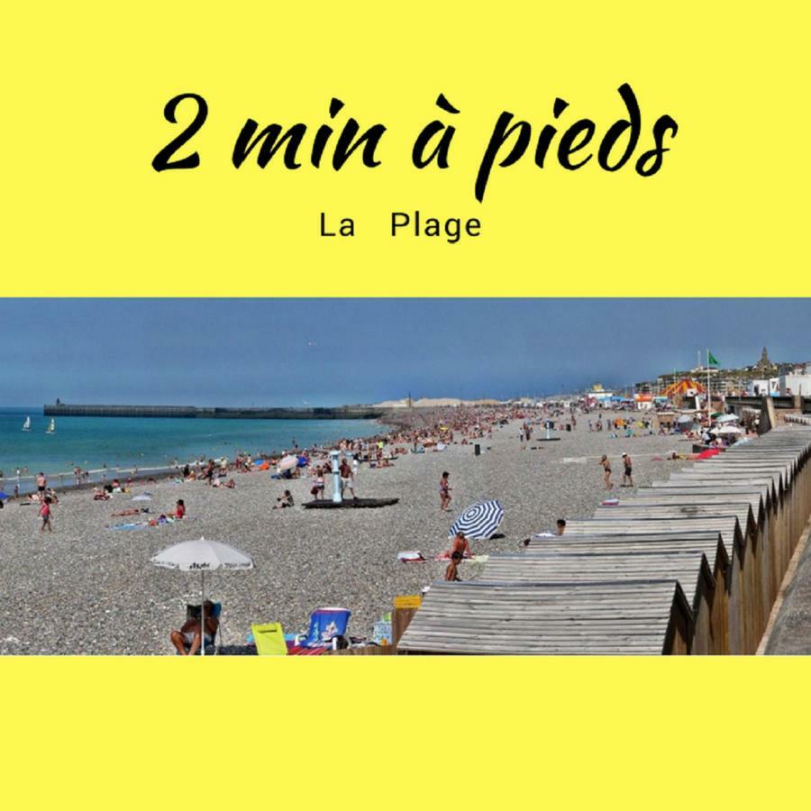 L'Etablissement La Plage A 2 Pas, Vous Propose 4 Appartements Neufs, Netflix, Lits Faits A Votre Arrivee, Serviettes De Toilette, Menage, Wifi, En Hyper Centre ,Plage A 100M, Box A Velos, Paiement 3 Fois Sans Frais, Prix Tout Compris ดิเอป ภายนอก รูปภาพ